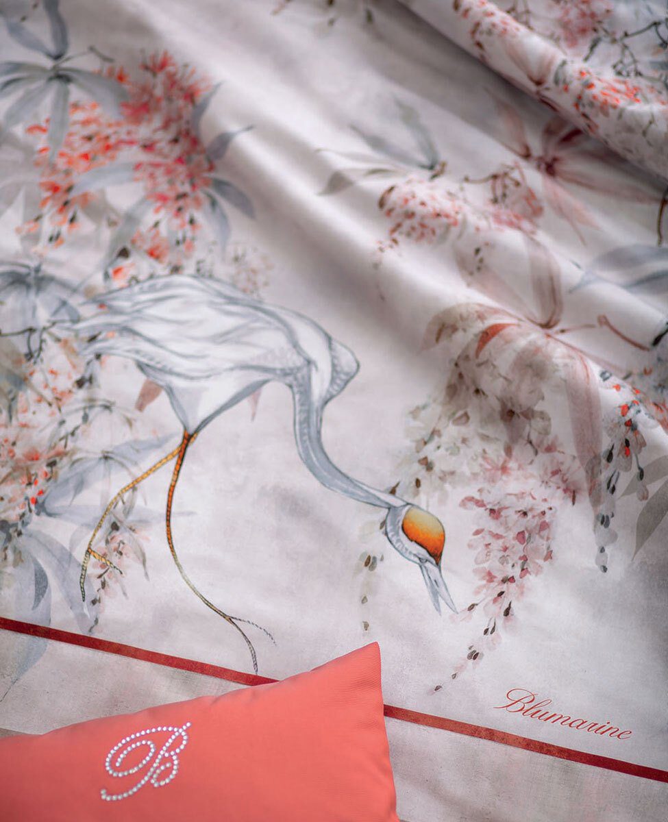 Blumarine Caldo Pareo Con Stampa Piazzata Glicine