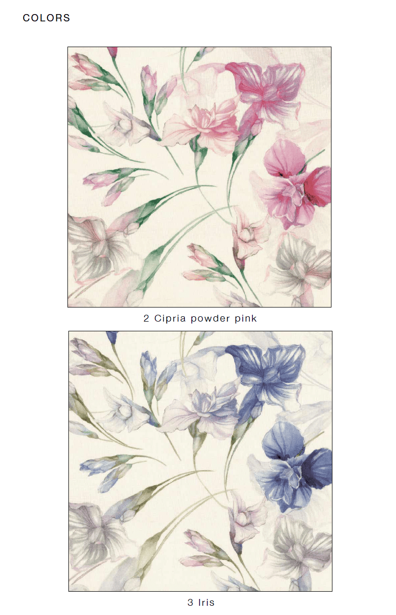 Blumarine Runner In Lino Stampato Iris