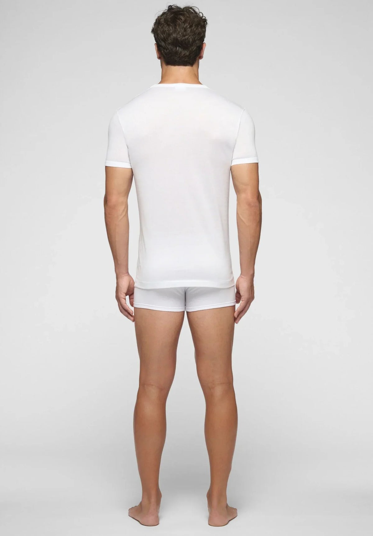 Cagi T Shirt Scollo A V In Cotone Filo Di Scozia Privilegio 1304