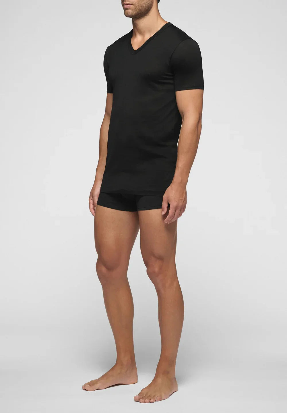 Cagi T Shirt Scollo A V In Cotone Filo Di Scozia Privilegio 1304