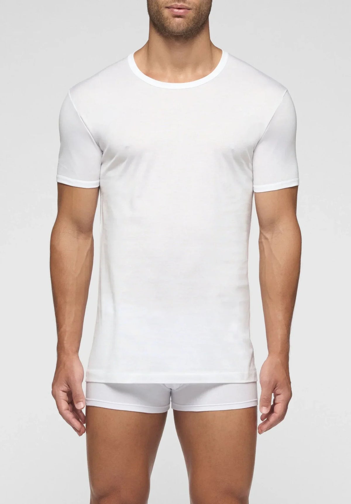 Cagi T Shirt Girocollo In Cotone Filo Di Scozia Privilegio 1318