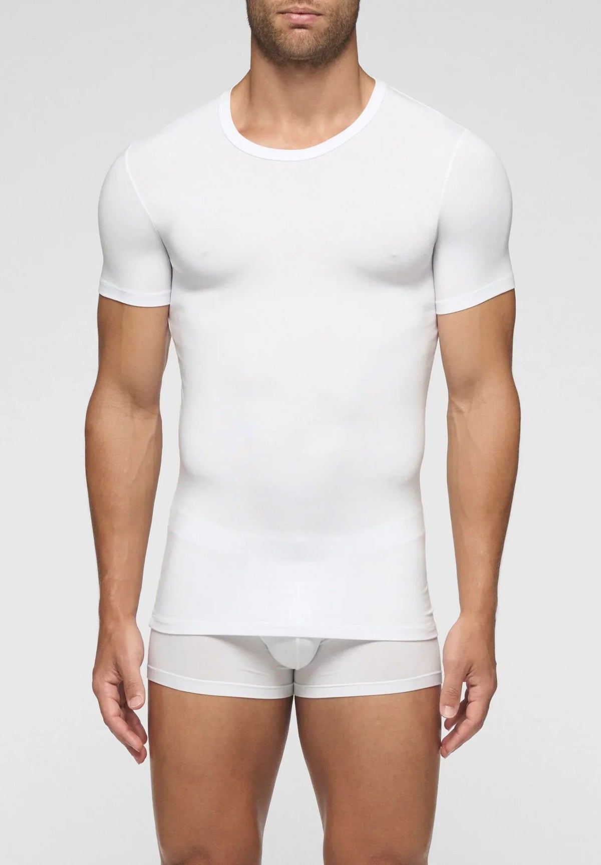 Cagi T Shirt Girocollo In Modal Elasticizzato 5255