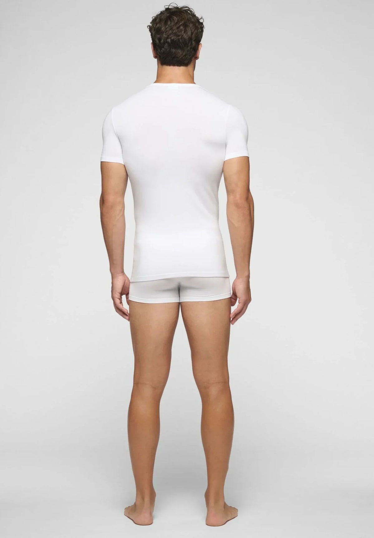 Cagi T Shirt Girocollo In Modal Elasticizzato 5255
