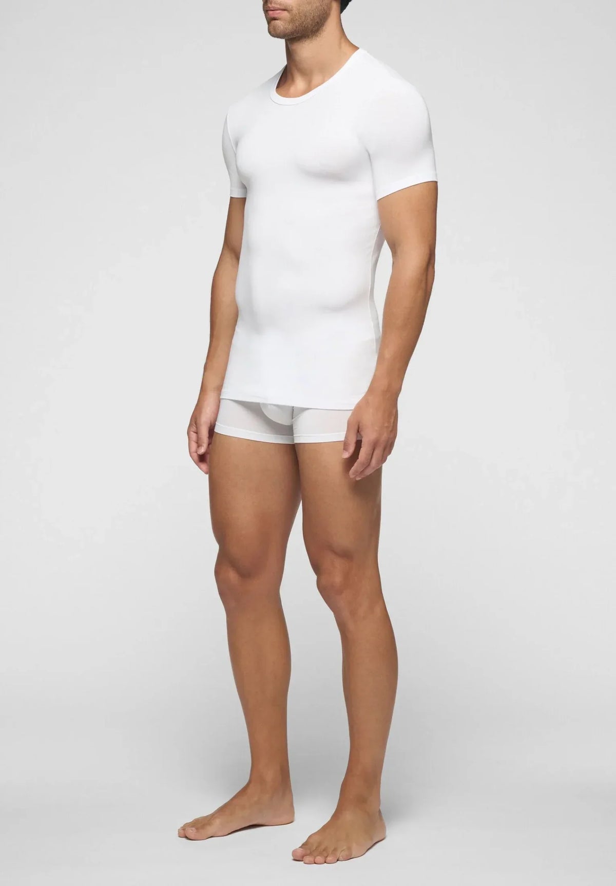 Cagi T Shirt Girocollo In Modal Elasticizzato 5255
