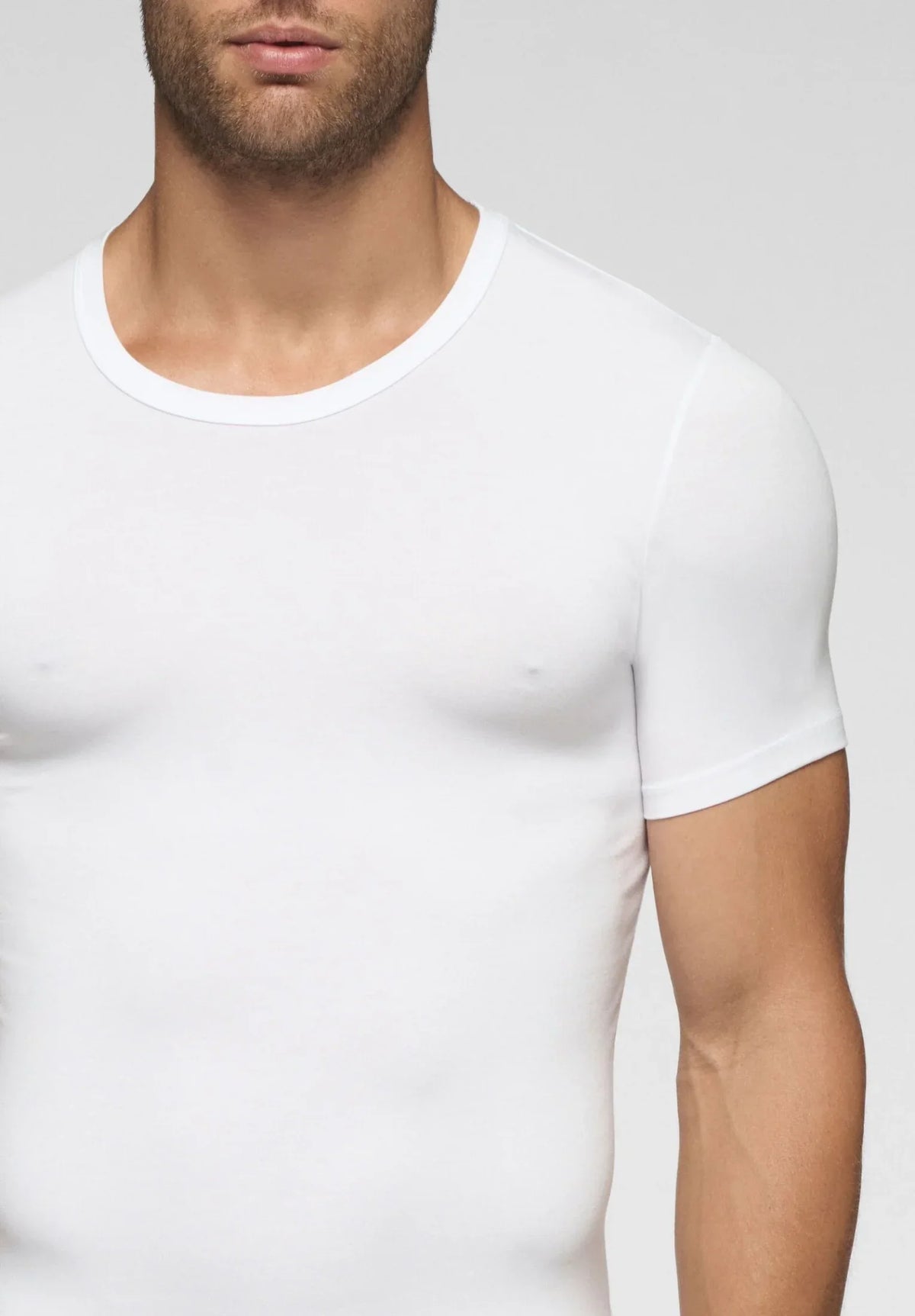 Cagi T Shirt Girocollo In Modal Elasticizzato 5255
