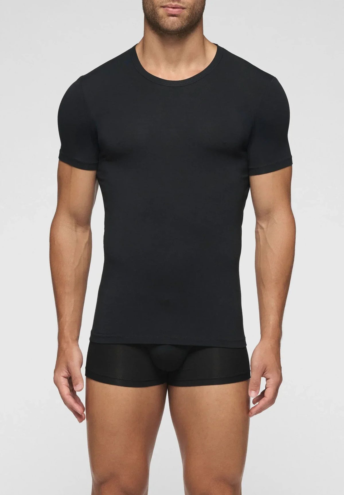 Cagi T Shirt Girocollo In Modal Elasticizzato 5255