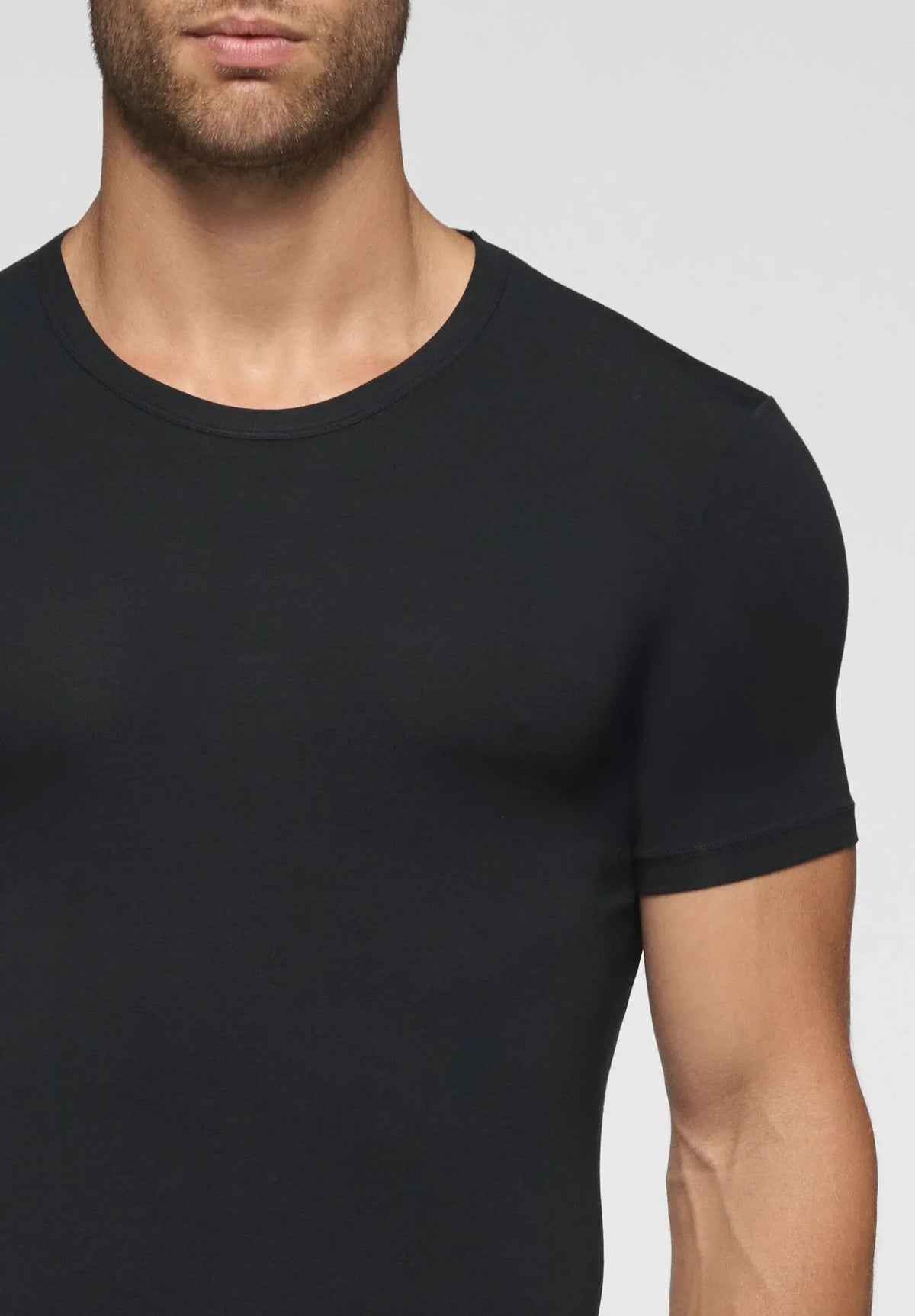 Cagi T Shirt Girocollo In Modal Elasticizzato 5255