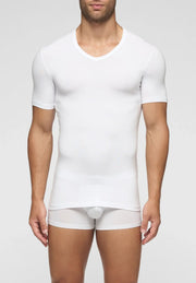Cagi T Shirt Scollo A V In Modal Elasticizzato 5256