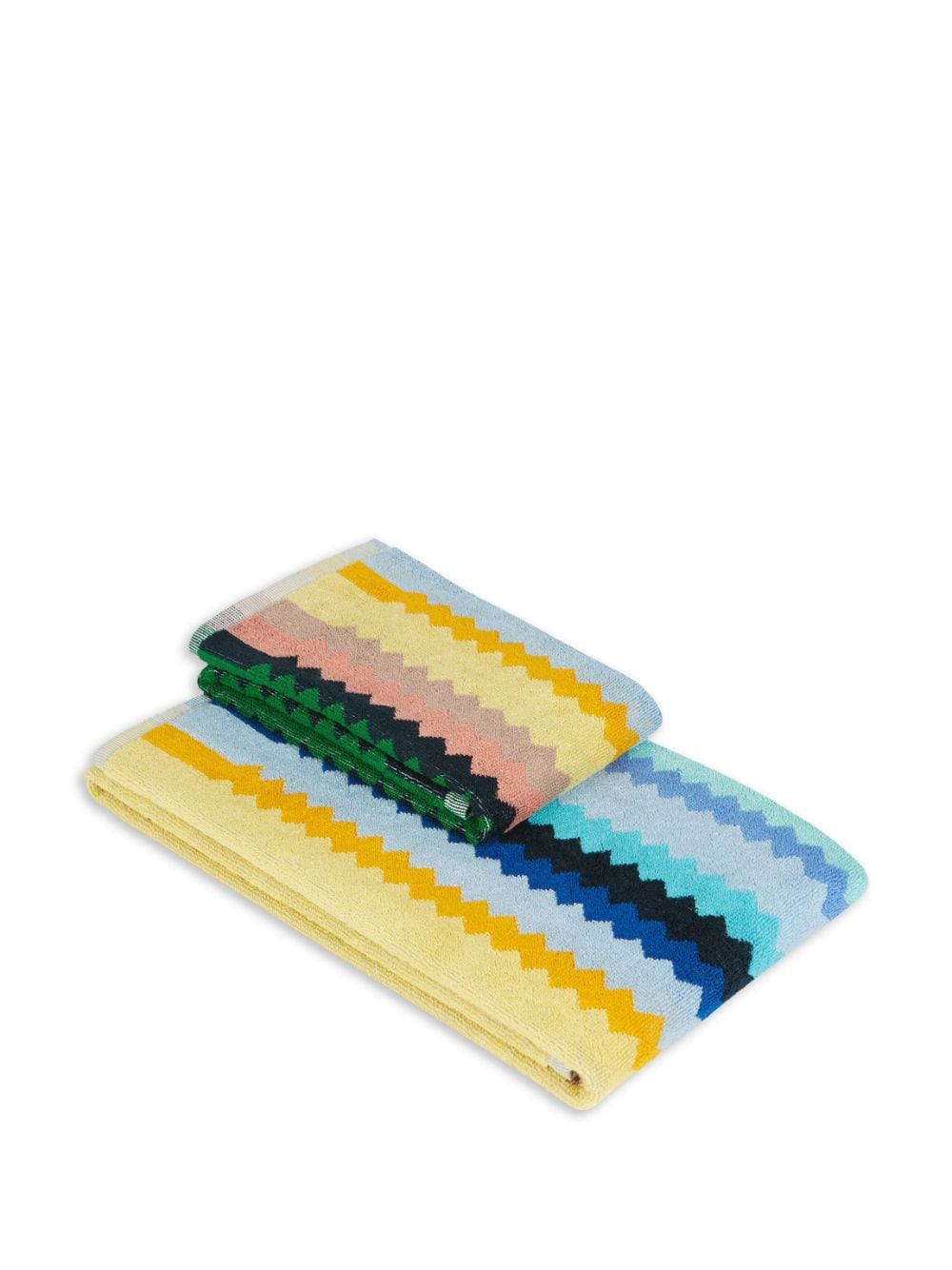 Missoni Home Set Asciugamani 1+1 In Spugna Di Cotone Cecil