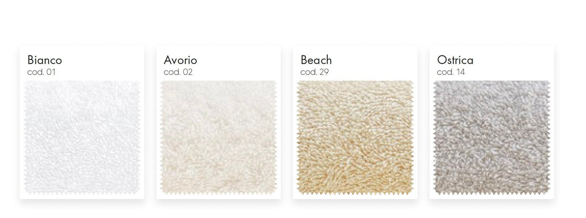 Biancoperla Set Asciugamani 1+1 In Spugna In Fibra Di Bamboo Oasi