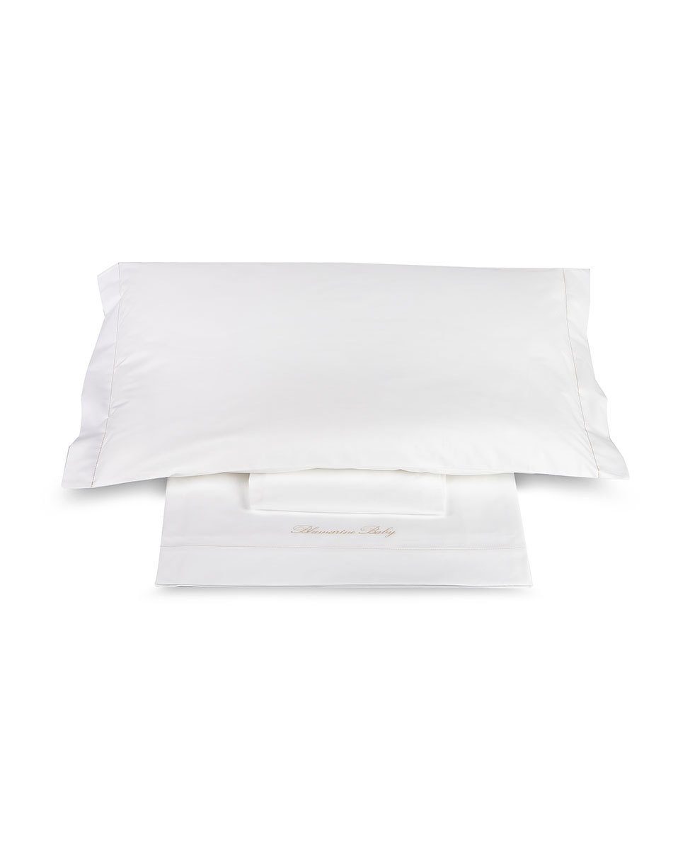 Blumarine Baby Completo lenzuola lettino in percalle di cotone Confetto