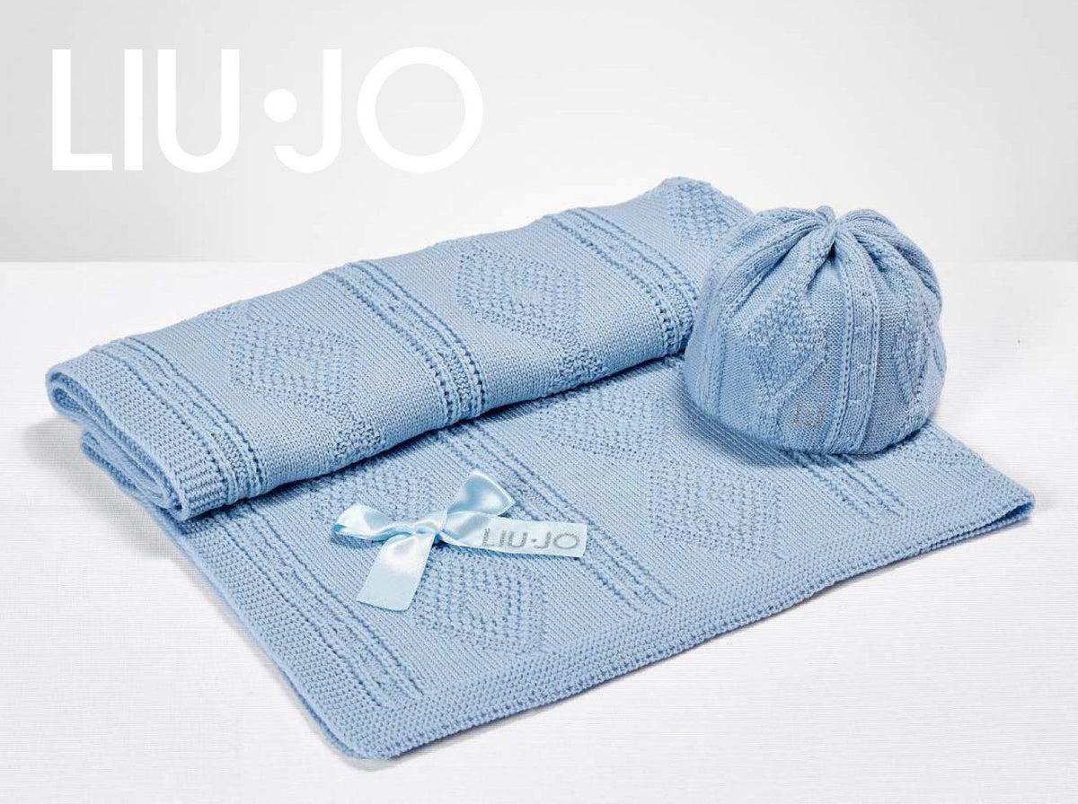 Liu Jo Baby Copertina In Lana Merinos Rombo Bl516B