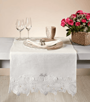 Liu Jo Runner In Lino Con Logo Sw E Pizzo Ambi I Lati Corolla Lt330P
