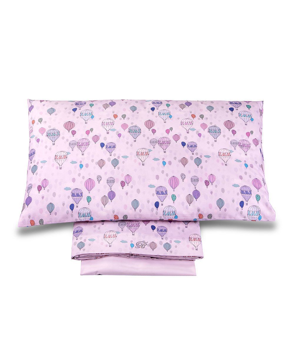 Blumarine Baby Completo Lenzuola Lettino 3 Pz Mongolfiera