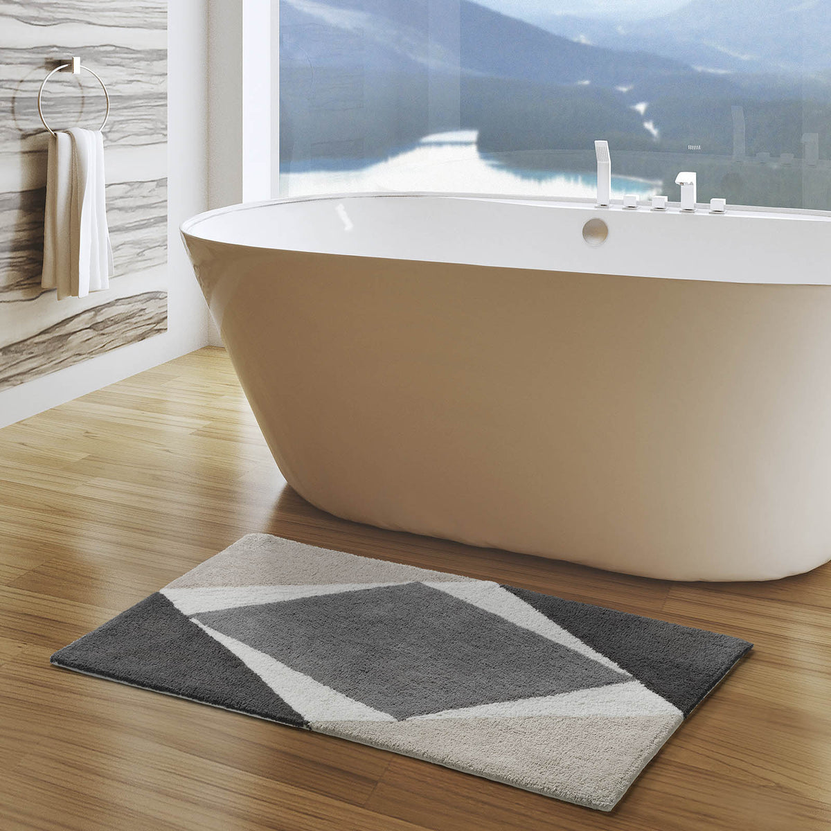 Carrara Tappeto Bagno In Spugna Di Cotone Calgary