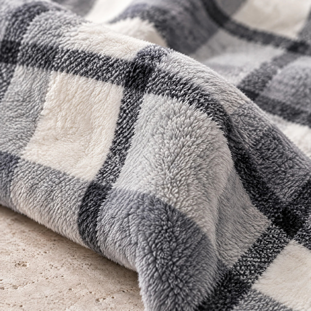 Daunex Plaid In Caldo Pile Prime Nordic Check