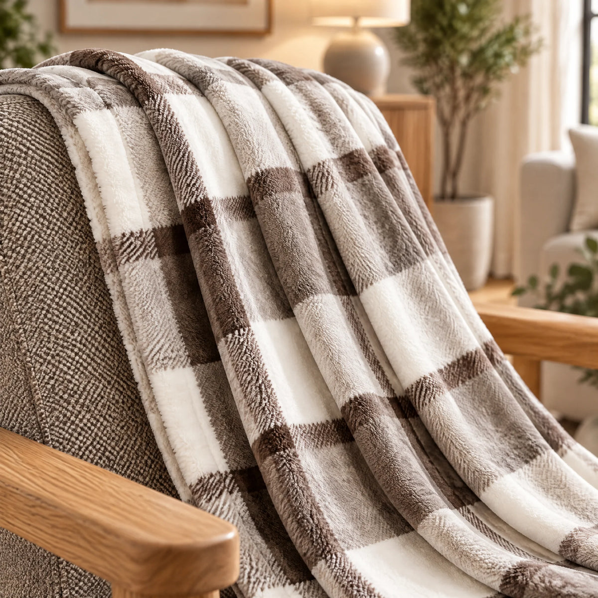 Daunex Plaid In Caldo Pile Prime Nordic Check