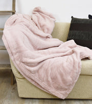 Daunex Plaid E Coperta In Morbido Pile Prime Cipria