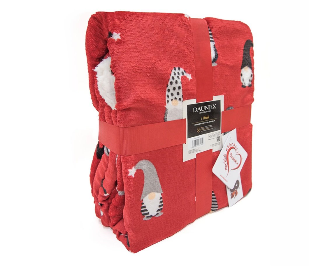 Daunex Plaid Morbidotto Con Stampa Hobbit