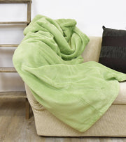Daunex Plaid E Coperta In Morbido Pile Prime Pistacchio