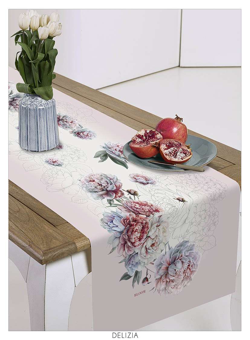 Tessittura Randi Bloom Runner In Cotone Stampato Delizia