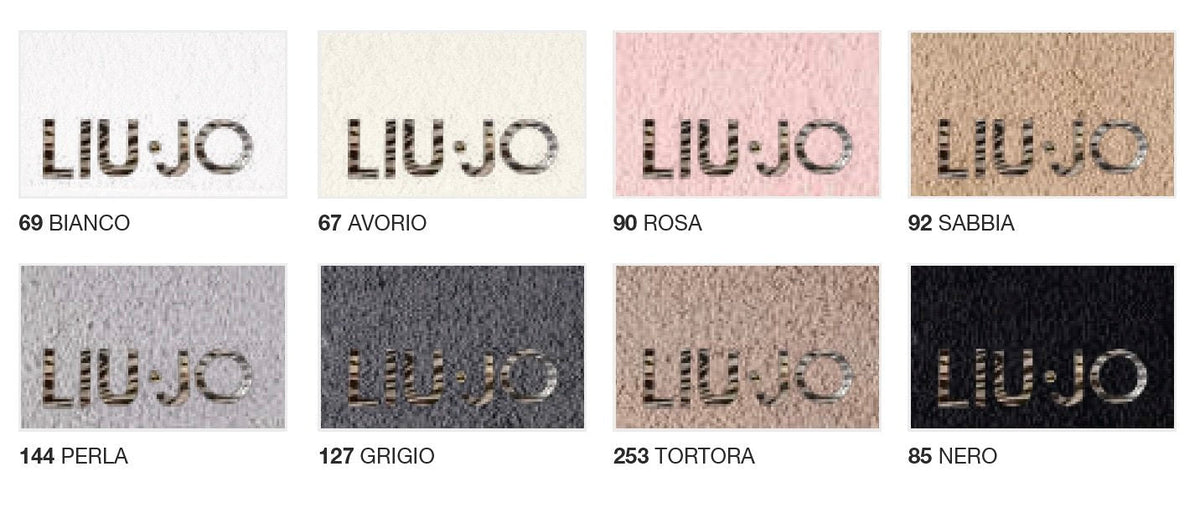 LIU JO COPPIA ASCIUGAMANI 1+1 IN SPUGNA DI COTONE LB928B DIAGONAL LEOPARDATO
