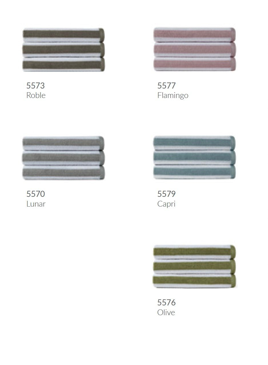 Lasa Home Set Asciugamani 1+1 In Spugna Di Cotone Efficience Stripes