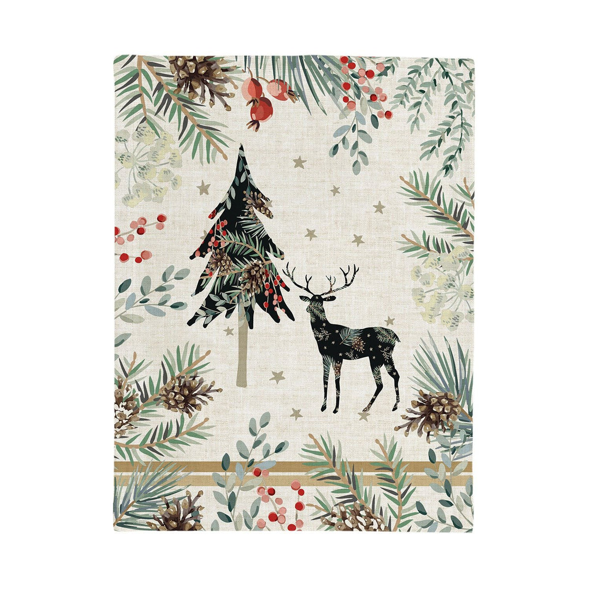 Casa Anversa Strofinaccio Natalizio Micropiu' Soft Rudolph