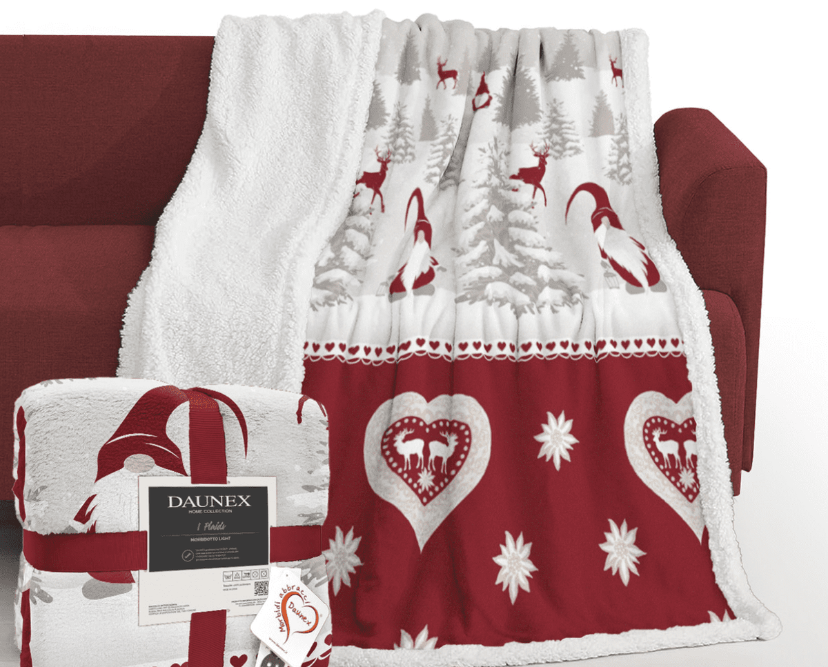 Daunex Plaid Morbidotto Con Stampa Fiaba