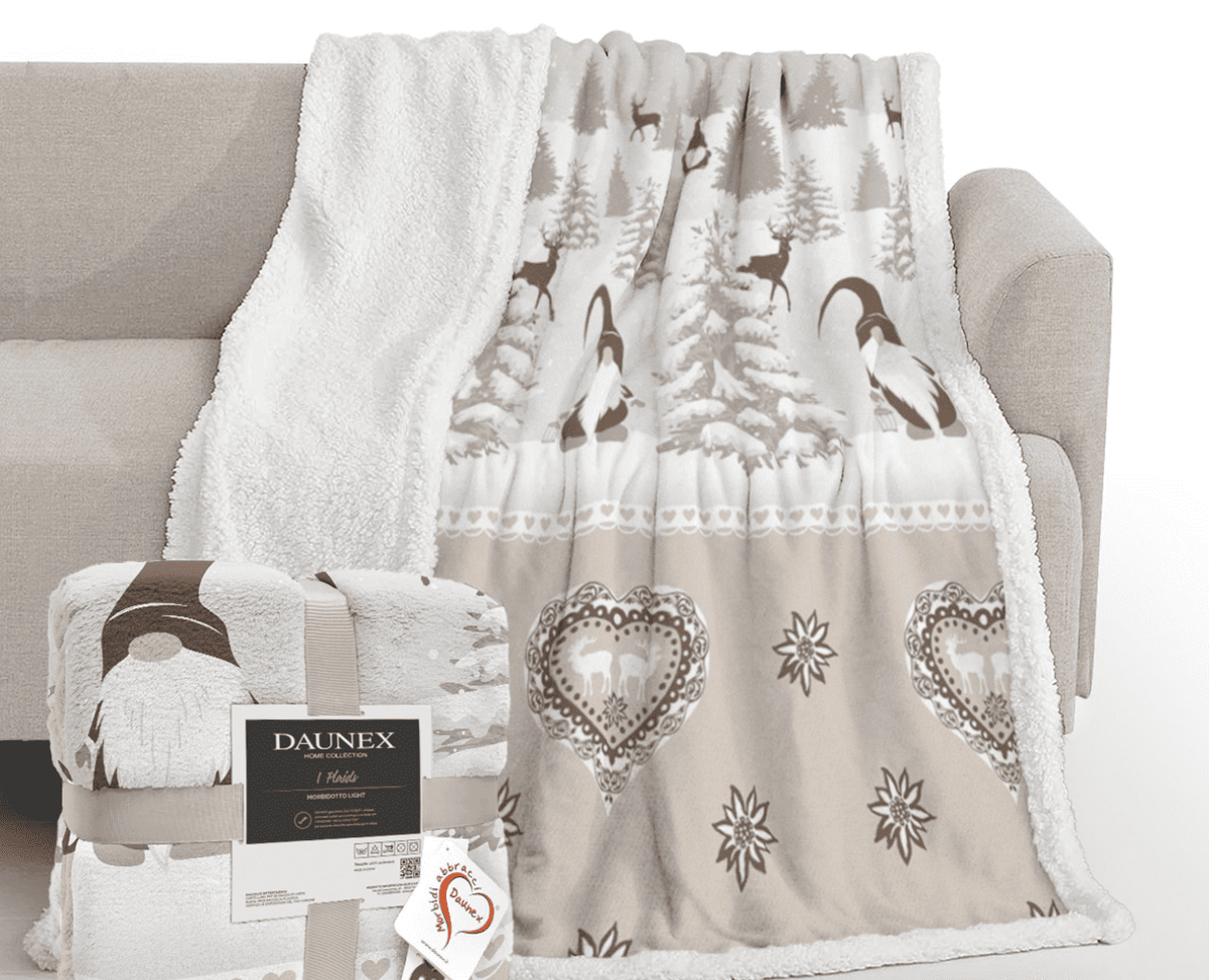Daunex Plaid Morbidotto Con Stampa Fiaba