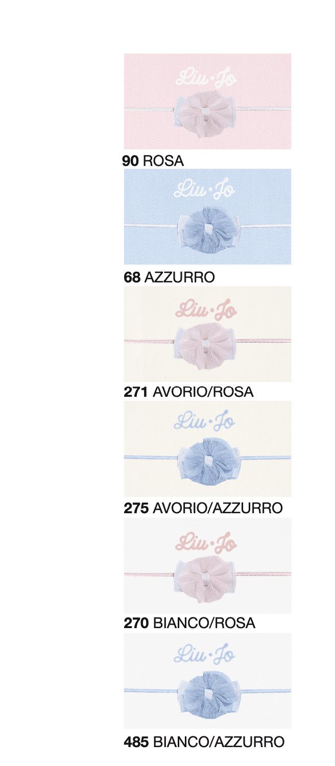 Liu Jo Baby Completo Lenzuola 3 Pz Culla/Carrozzina In Puro Cotone Fiocco