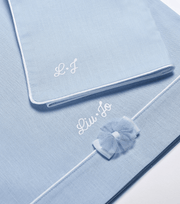 Liu Jo Baby Completo Lenzuola 3 Pz Culla/Carrozzina In Puro Cotone Fiocco