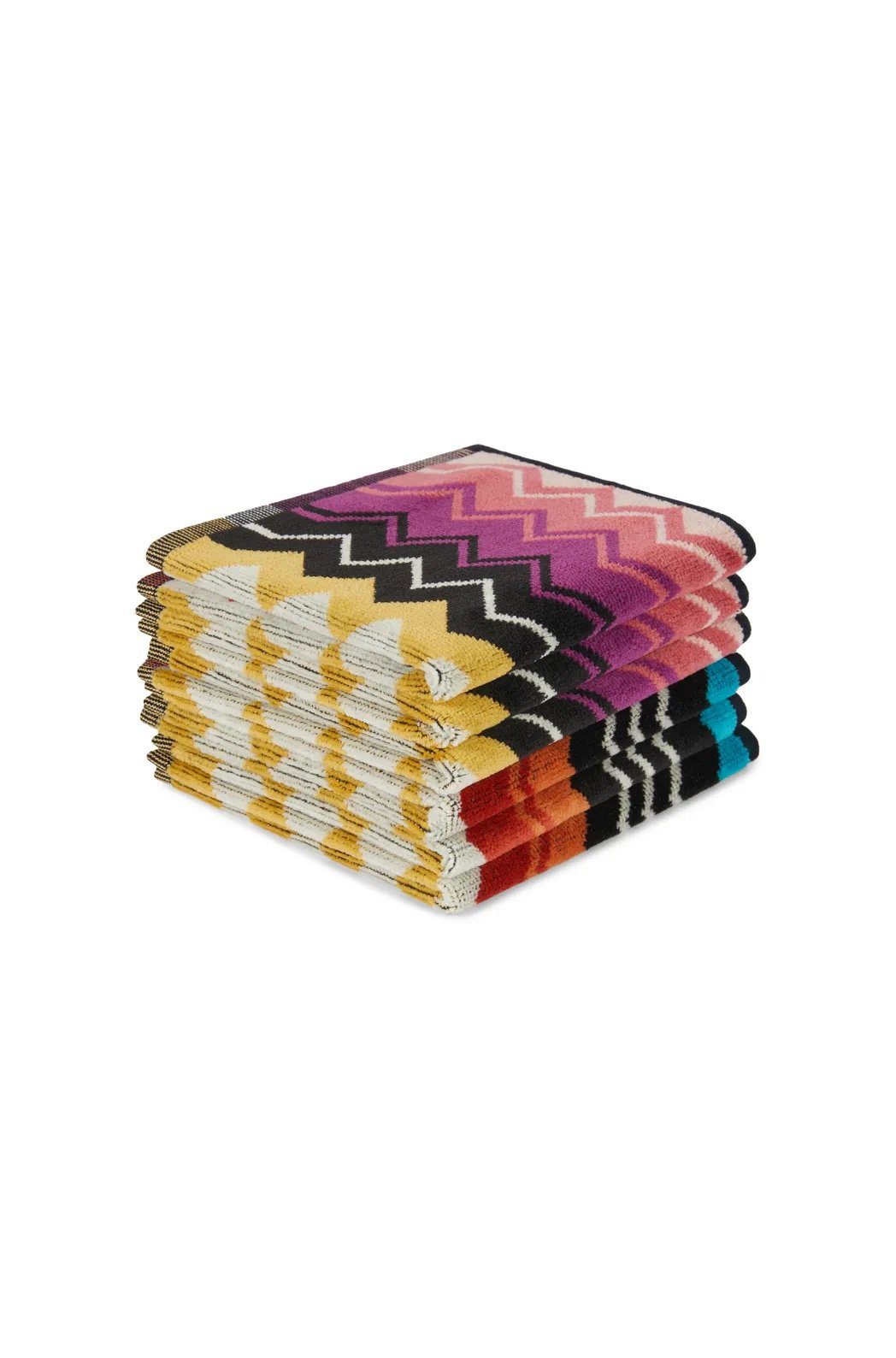 Missoni Home Scatola 6 Lavette In Spugna Giacomo 100