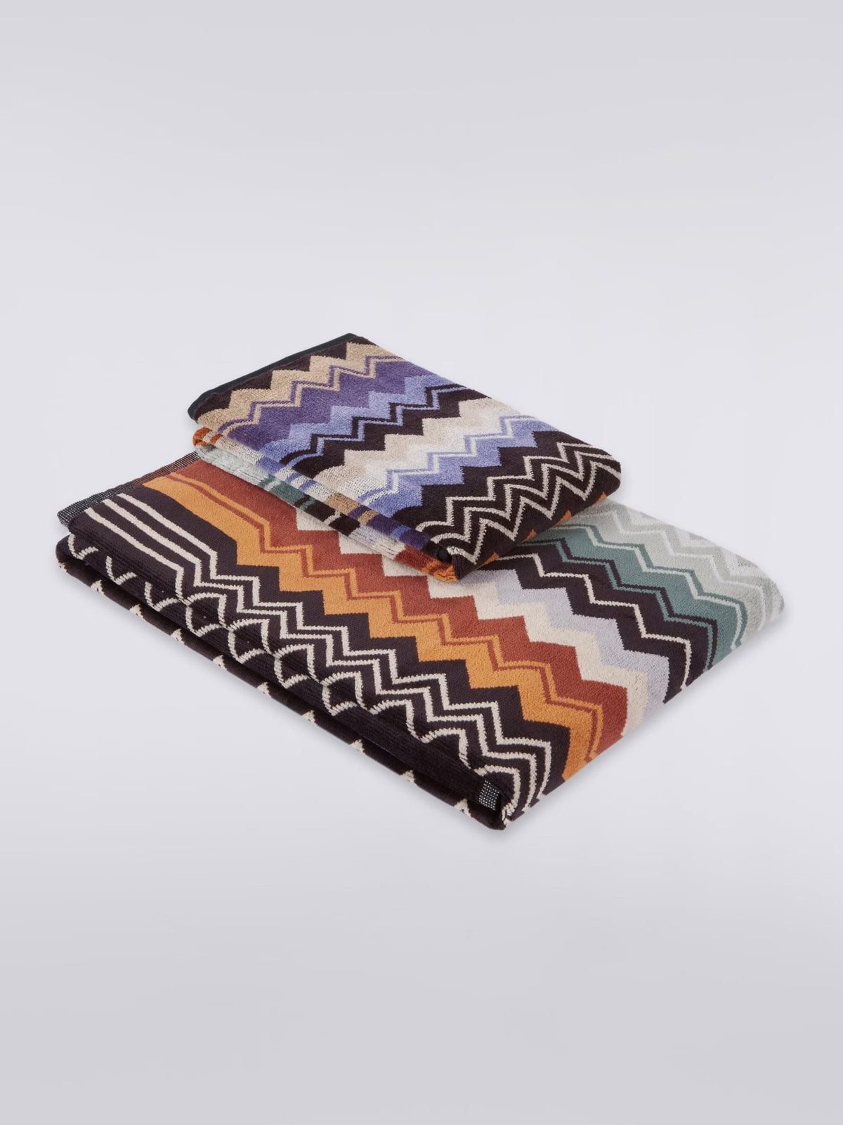 Missoni Home Set Asciugamani 1+1 In Spugna Di Cotone Giacomo