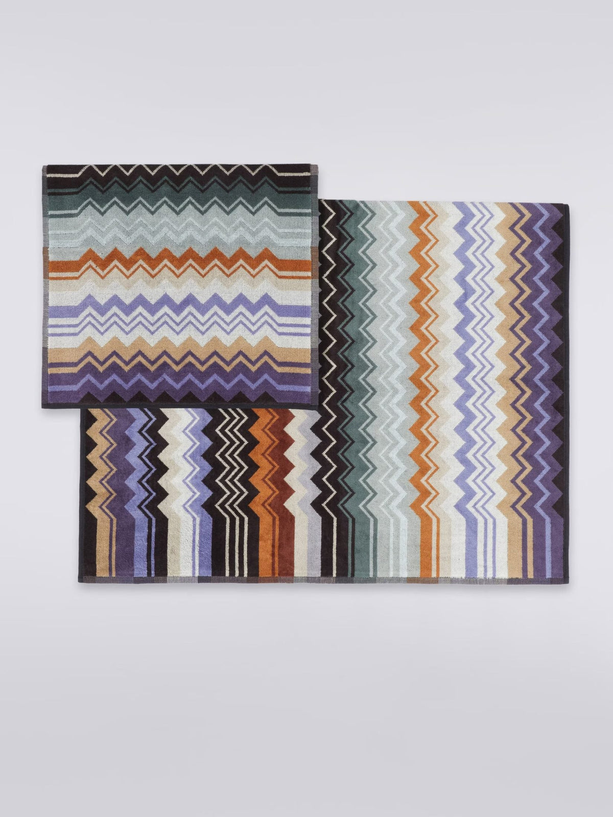 Missoni Home Set Asciugamani 1+1 In Spugna Di Cotone Giacomo