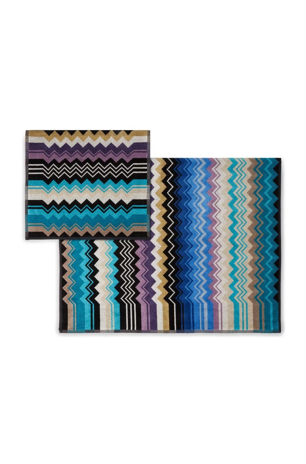 Missoni Home Set Asciugamani 1+1 In Spugna Di Cotone Giacomo
