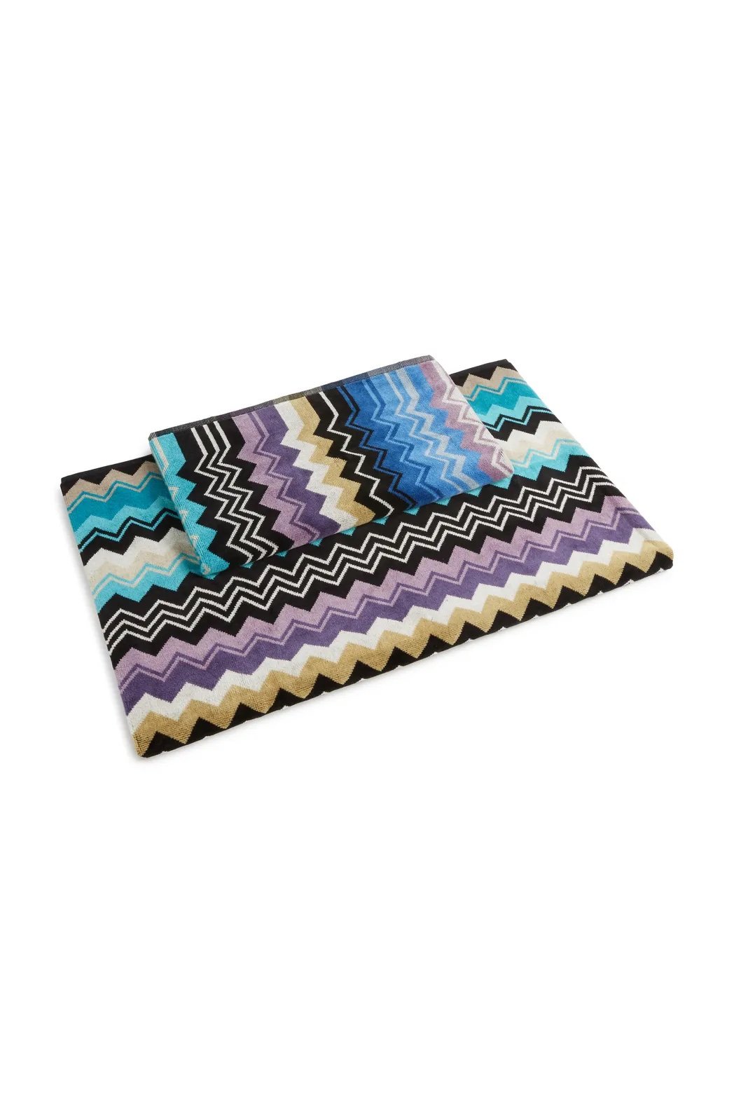 Missoni Home Set Asciugamani 1+1 In Spugna Di Cotone Giacomo