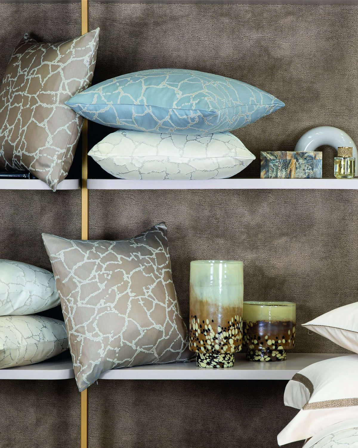 Borbonese Home Trapunta Matrimoniale In Jacquard Grafica
