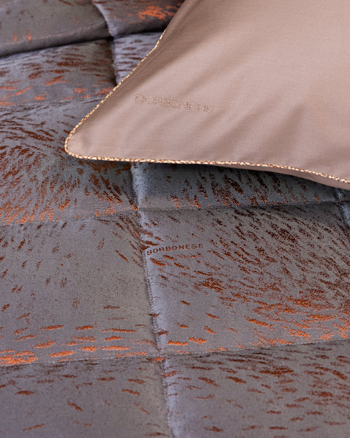 Borbonese Home Trapunta Matrimoniale In Tessuto Jacquard Heritage