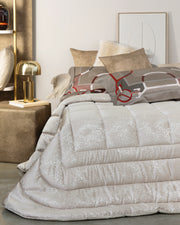 Borbonese Home Trapunta Matrimoniale In Tessuto Jacquard Heritage