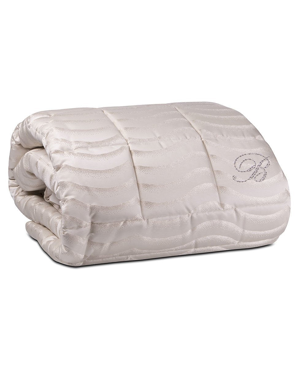 Blumarine Trapunta Matrimoniale In Jacquard Jasmine