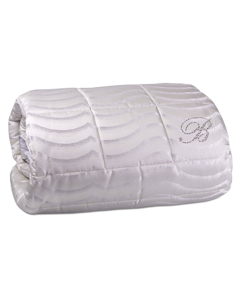 Blumarine Trapunta Matrimoniale In Jacquard Jasmine