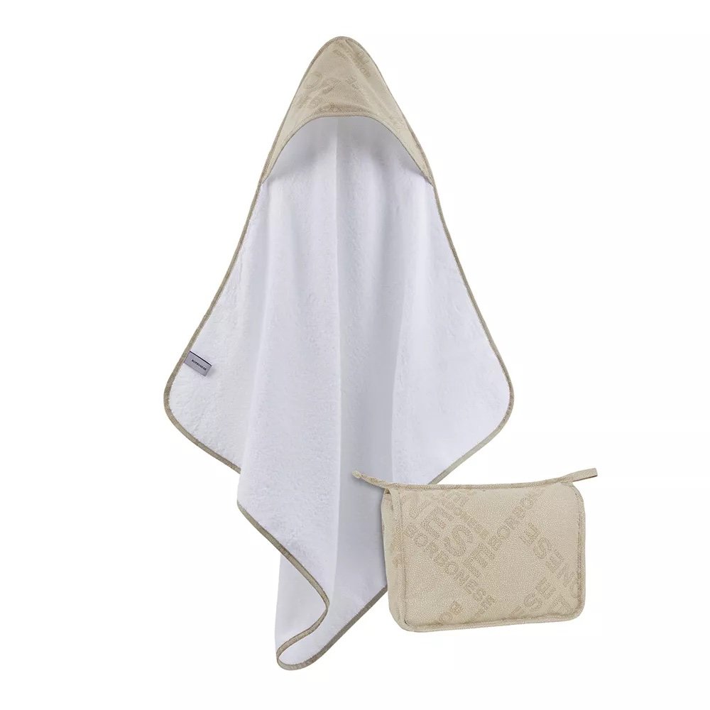 Borbonese Kids Trousse Con Triangolo In Spugna Jet Set