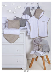 Borbonese Kids Trousse Con Triangolo In Spugna Jet Set