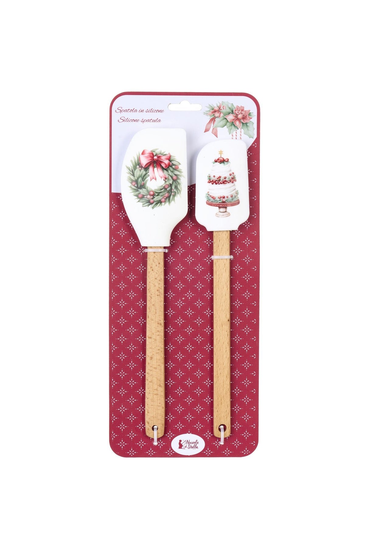 Nuvole Di Stoffa Set Spatole In Silicone Natalizie Storia Di Natale