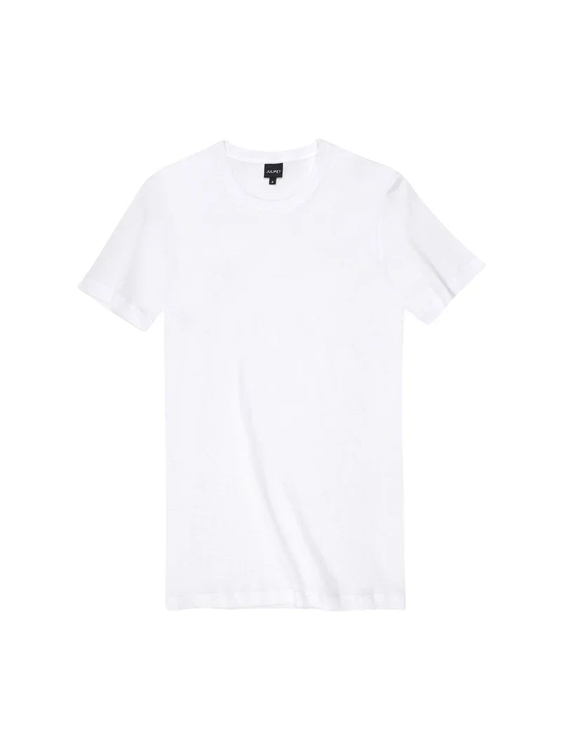 Julipet T Shirt Girocollo In Puro Cotone Filoscozia Mercerizzato Isacco Jnl106