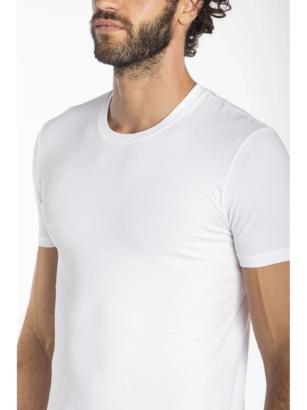 Julipet T Shirt Girocollo In Jersey Di Cotone Elasticizzato Jnl125 Image