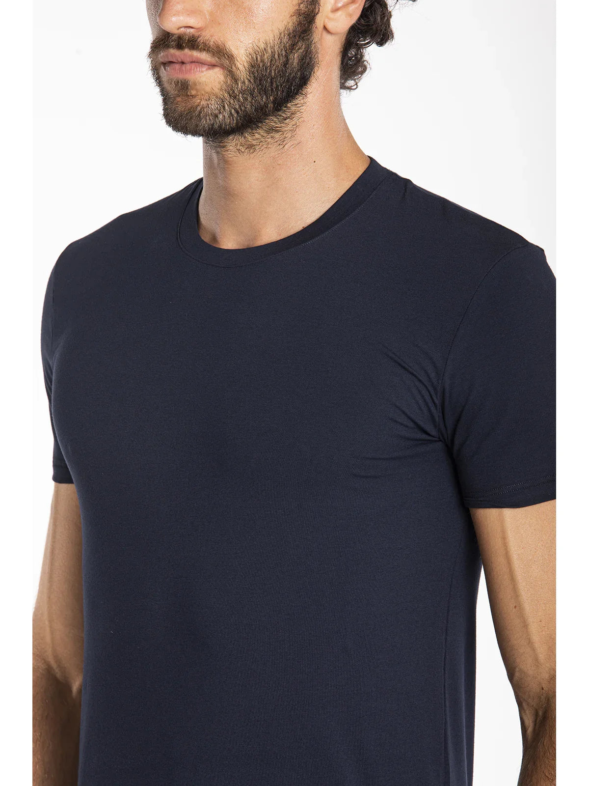 Julipet T Shirt Girocollo In Jersey Di Cotone Elasticizzato Jnl125 Image
