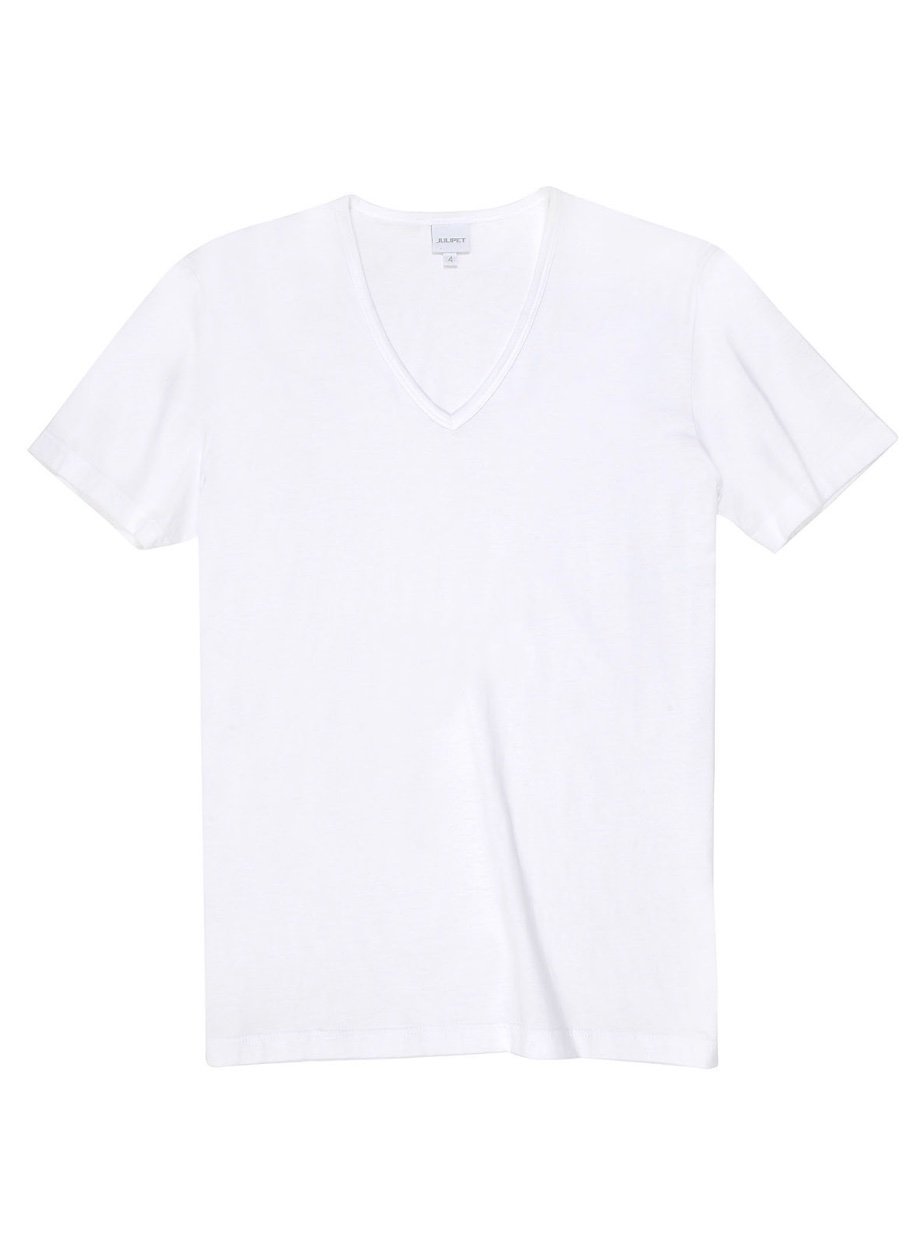 Julipet T Shirt Scollo A V In Jersey Di Cotone Mako' Elasticizzato Iper Jnm121
