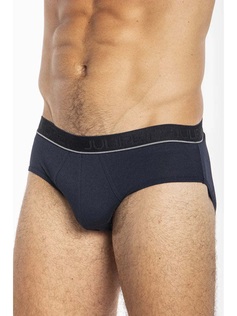 Julipet Slip Medio In Jersey Di Cotone Mako' Elasticizzato Bipack Intervallo Jpb122